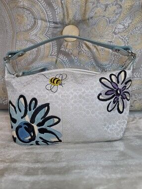 COACH Y2K BUMBLE BEE & FLORAL MINI BAGUETTE F40543